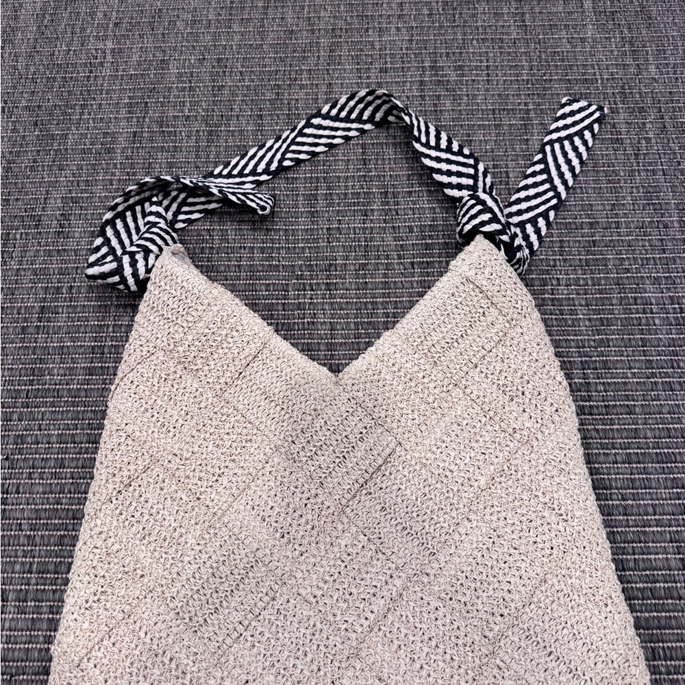 Urban Expressions Cream Tote with Gold Accents